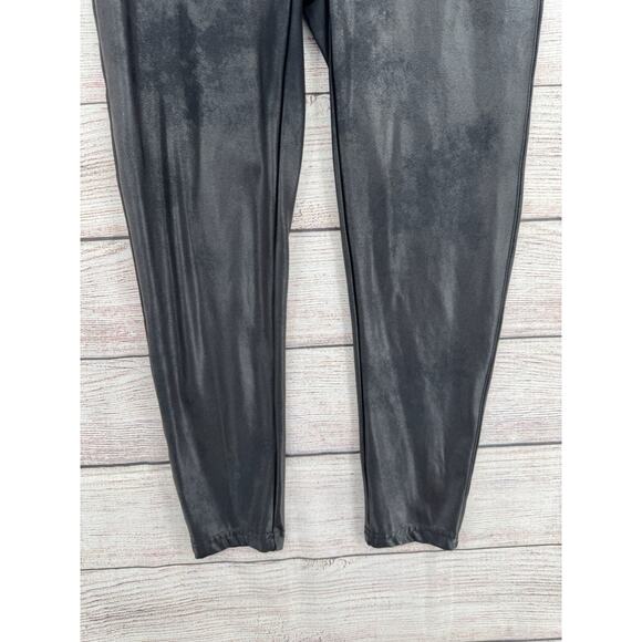 SPANX Shape Faux Leather Leggings Women's Size 2X Black - Picture 5 of 11